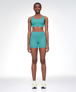 OYSHO Велосипедки Hot Pants Comfortlux с высокой посадкой длиной 10 см, бирюзовый