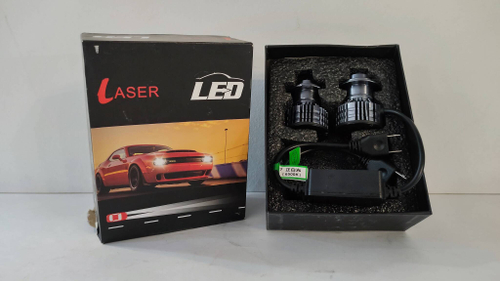 H7 Линзы / Светодиодные линзы LAZER LED H7 головного света (5500k), с линзой (2 шт. Комплект)