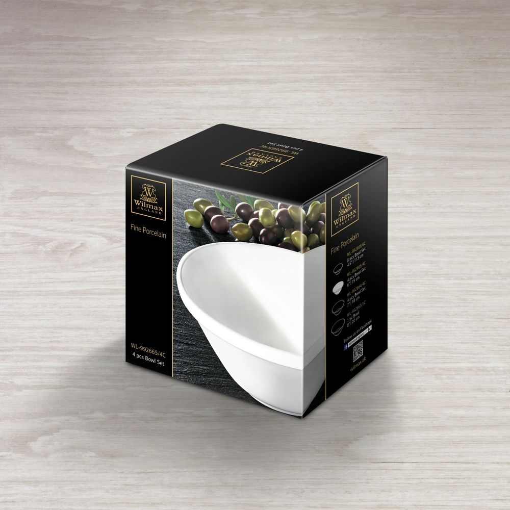 Набор из 4-х салатников 650 мл WL‑992665/4C