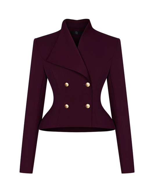 Жакет приталенный из вискозы