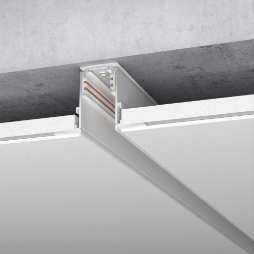 Slim Magnetic Шинопровод встраиваемый белый 2м 85087/00