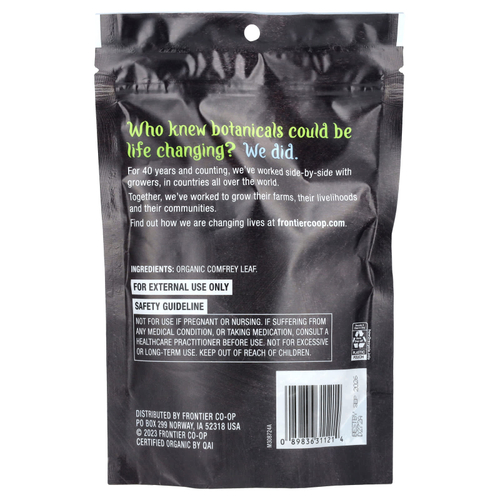 Frontier Co-op, органические листья окопника, 36 г (1,27 унции)