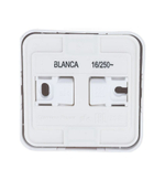 Розетка 2-я без з/к Schneider Electric Blanca BLNRA000211 белая