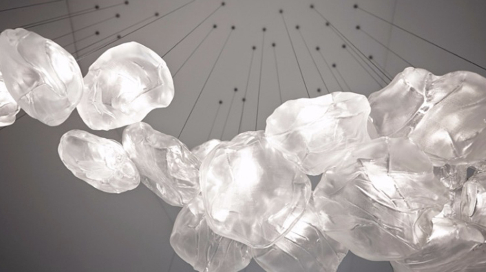 Pendant design lamp  73 by Bocci (Clear)