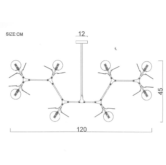 Потолочная люстра Imperium Loft Matisse 151702-26