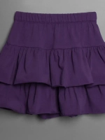 Летний костюм для девочки, лонгслив и юбка