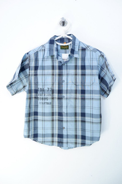 Рубашка Timberland хлопковая в клетку на 10 лет