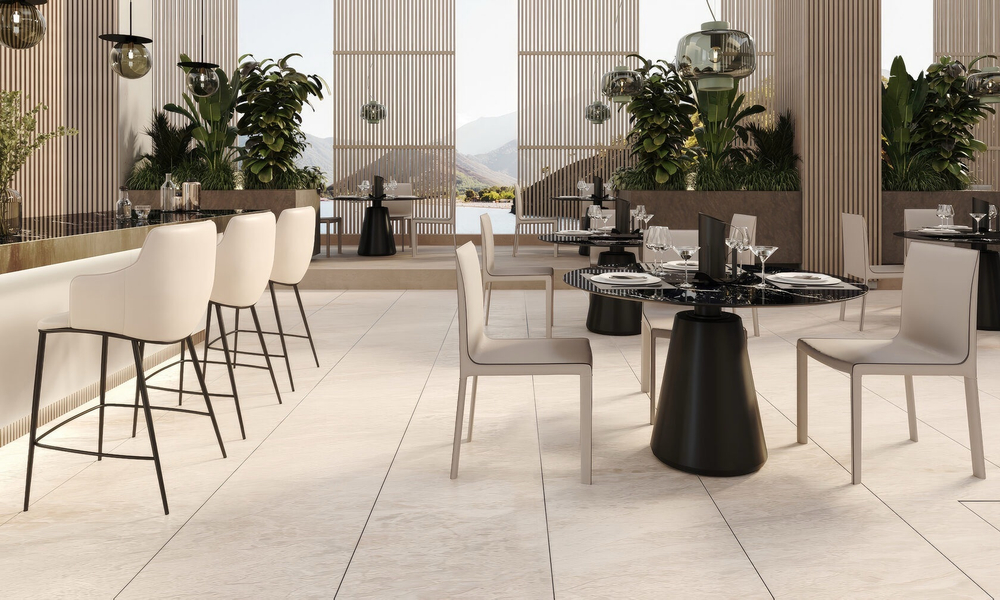 Стол круглый Мадрид керамика