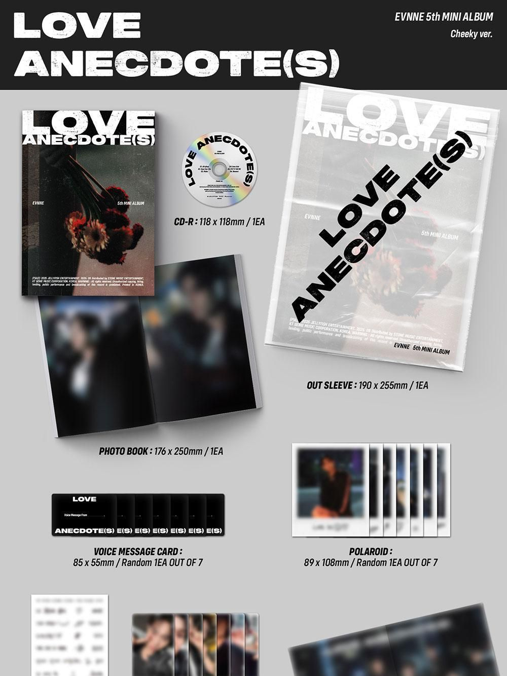 Альбом EVNNE - LOVE ANECDOTE(S) 5th Mini Album RANDOM Version