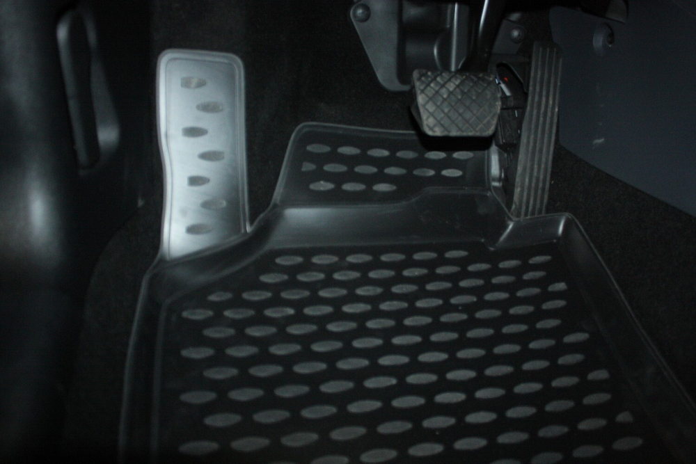 Коврики Standard, в салон SEAT Leon 10/2007- , 4 шт. (полиуретан, чёрные) Element.NLC.44.02.210