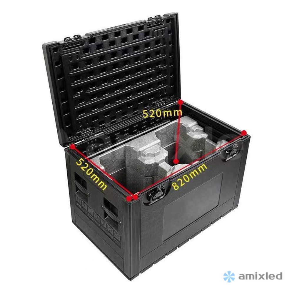 Кейс пластиковый складной для световых приборов