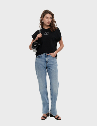 Джинсы KARL LAGERFELD JEANS HR Straight W/Slit