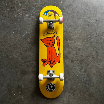 Скейтборд Foundation Duh Cat Yellow