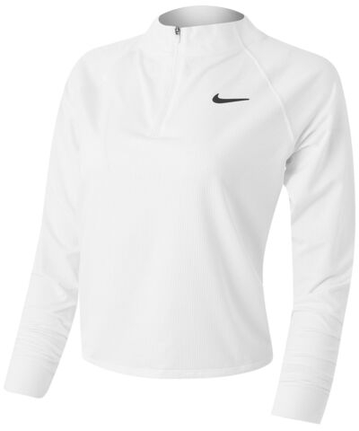 Женская теннисная футболка (dł. Рукава) Nike Court Dri-Fit Victory Top LS W - white/black