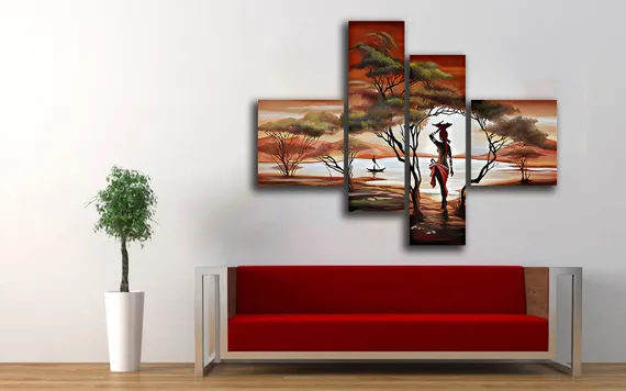 Модульная картина "Встреча"