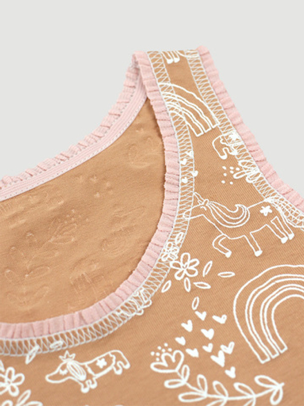 Майка для девочки Mjölk Сет из 3х штук, Карамельный