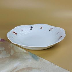 Lenardi 109-219 Круглое глубокое блюдо 26х5,5см КРОКУС в под.уп.(х8)Фарфор