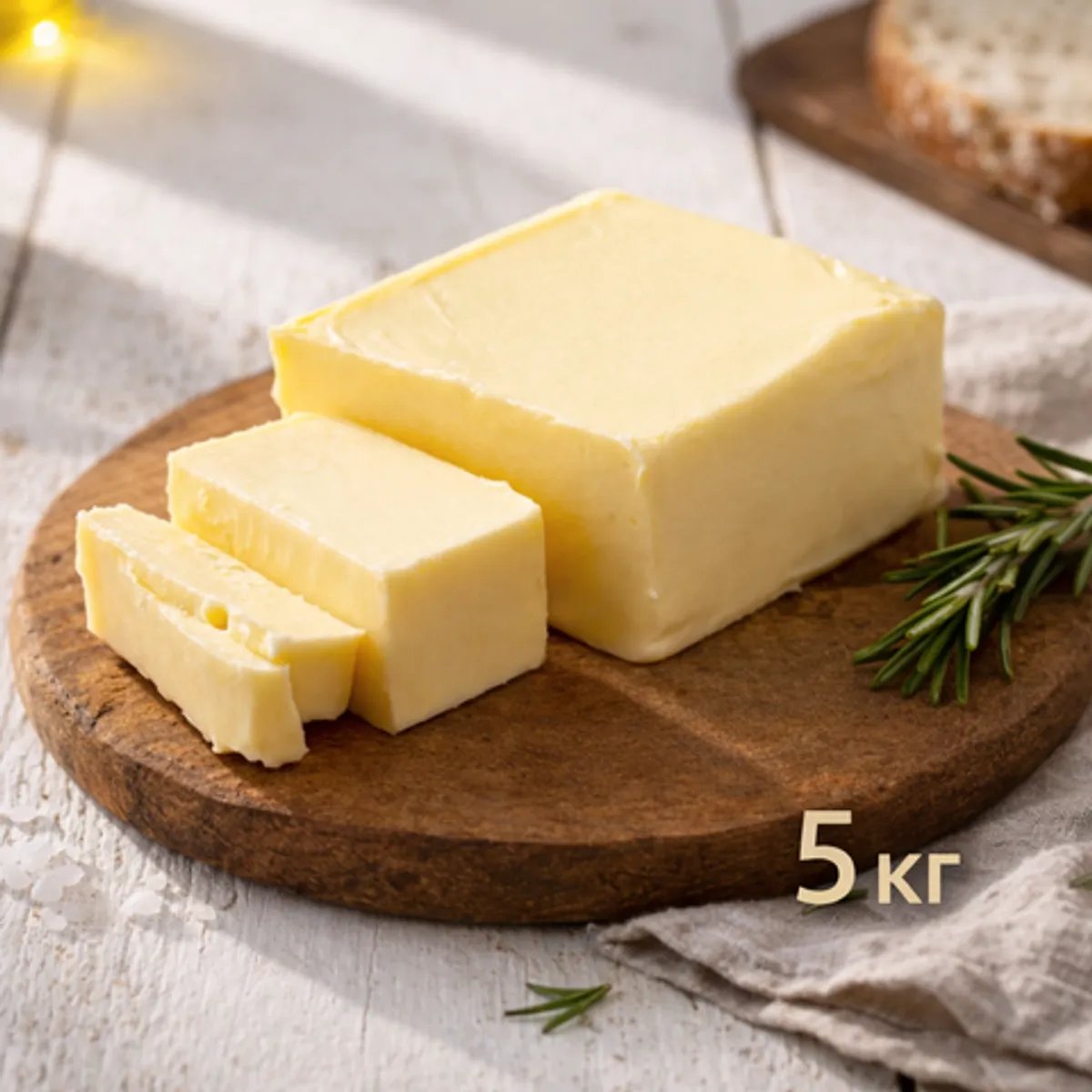 Фотография ОПТ Масло сливочное органик 82,5% / 5 кг купить в магазине Афлора