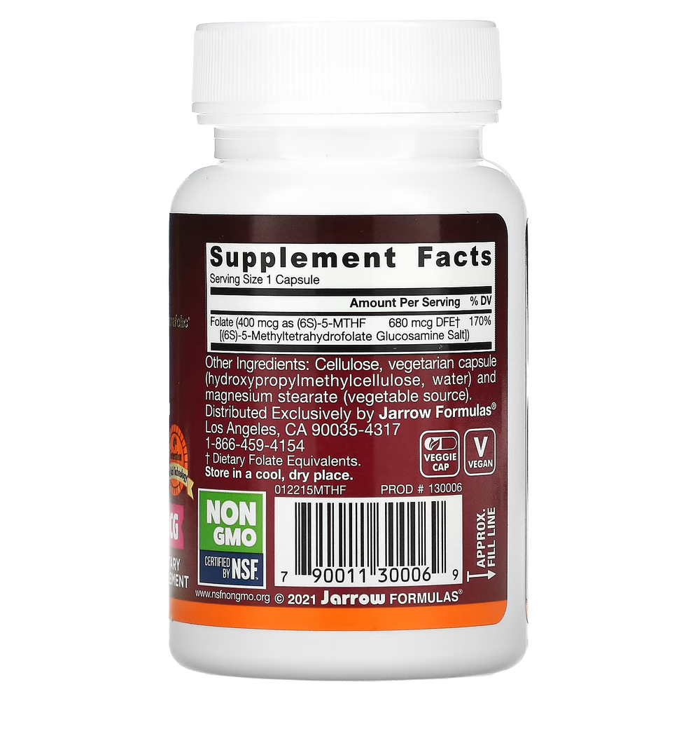 Jarrow Methyl Folate 400 mar 60 cap.