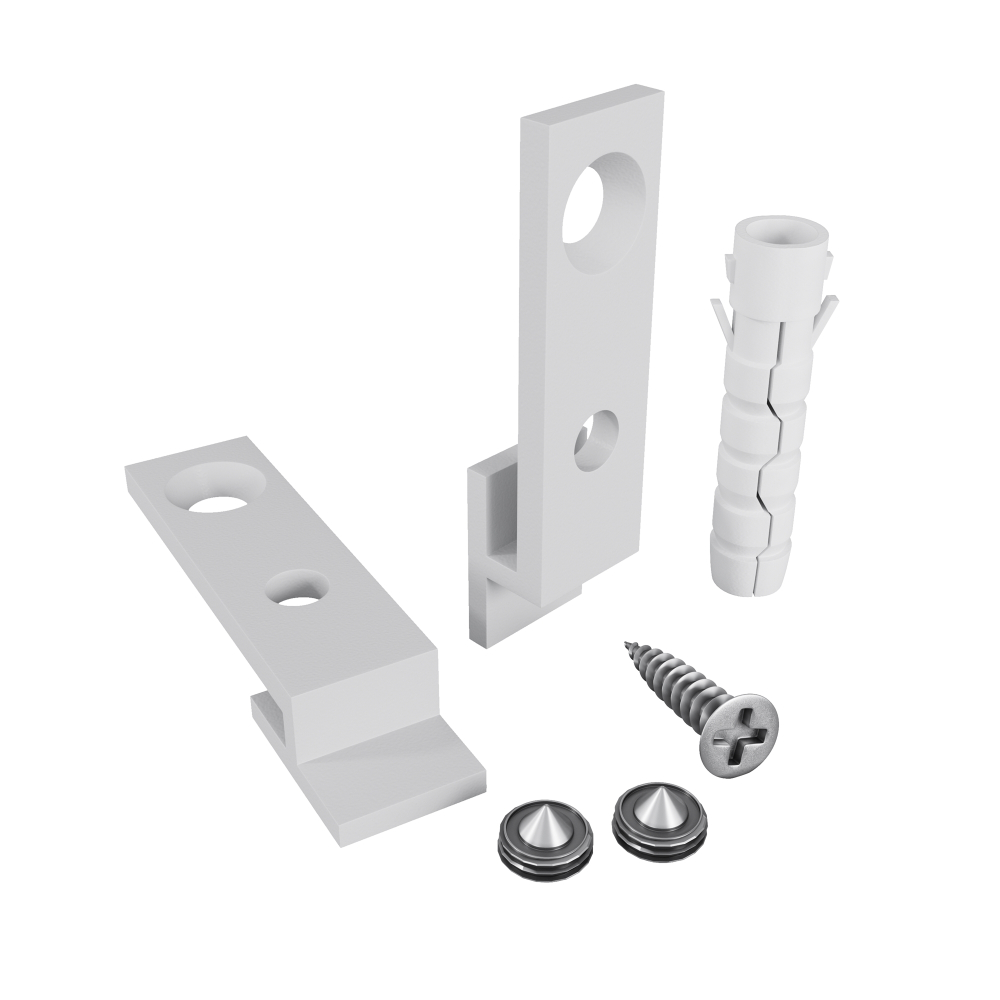 Комплект креплений Maytoni для радиусного профиля со свеченим вверх/вниз 2шт. ALM-3535R-2MT