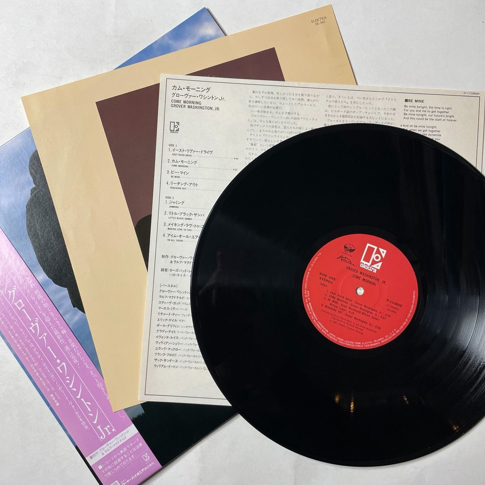 Винтажная виниловая пластинка LP Grover Washington, Jr. Come Morning (Japan 1981) (Obi)