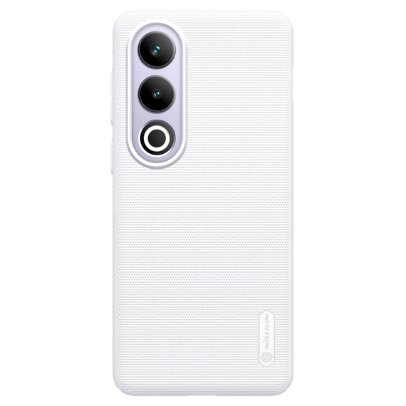 Тонкий жесткий чехол белого цвета от Nillkin для смартфона OnePlus Ace 3V, серия Super Frosted Shield