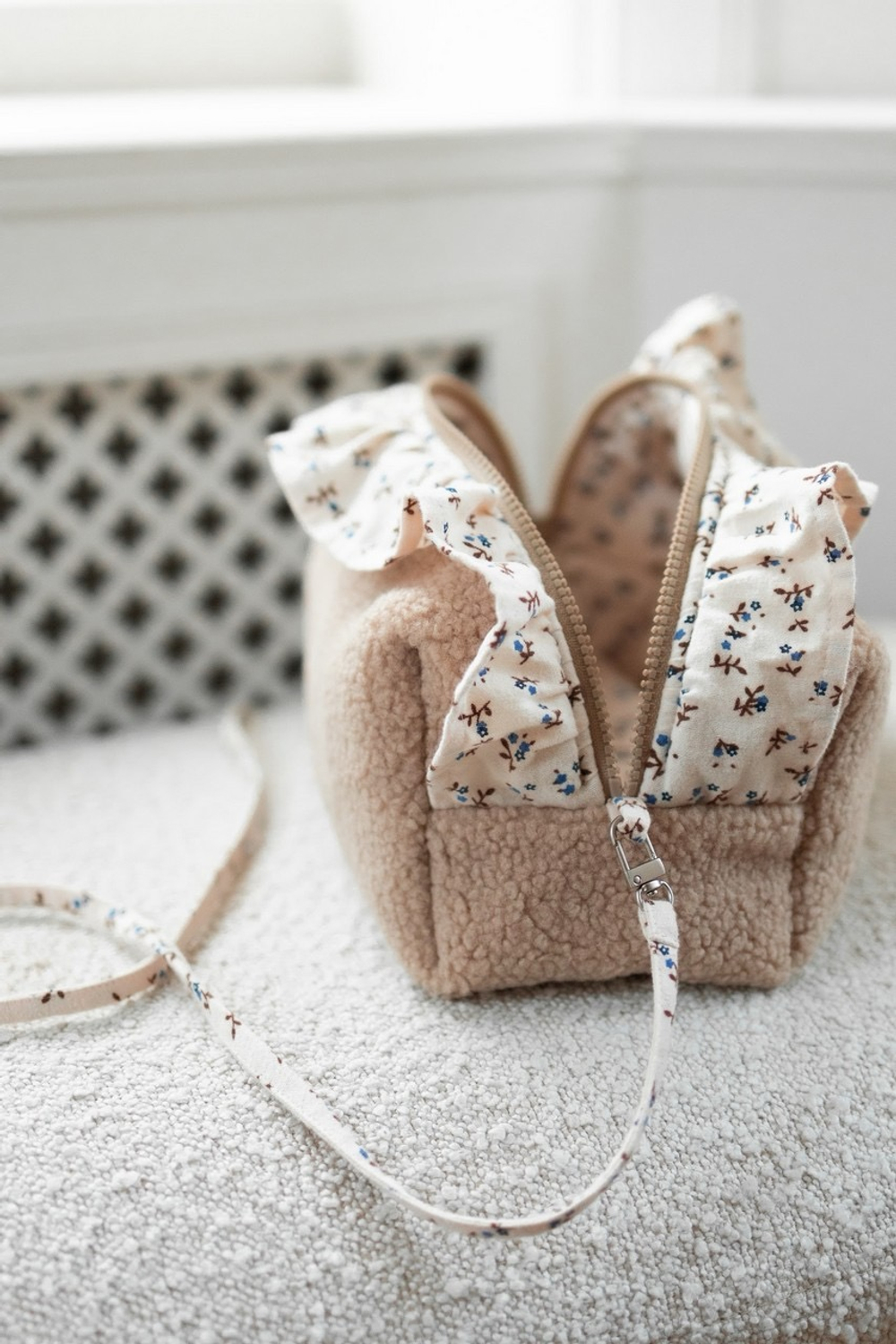 Косметичка Boho со съемной ручкой, Бежевый