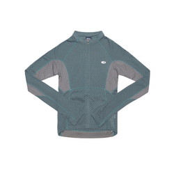 Лонгслив Nothomme Blue Wool Mesh Long Sleeve T-Shirt Women's "Wan Bo Qing"