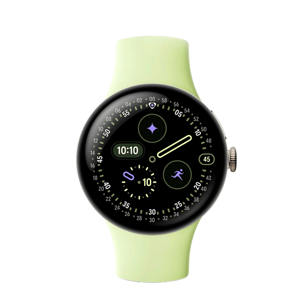 Умные часы Google Pixel Watch 4 Wi-Fi, 41mm, Champagne Gold/Lemongrass (Золотой/Желтый)