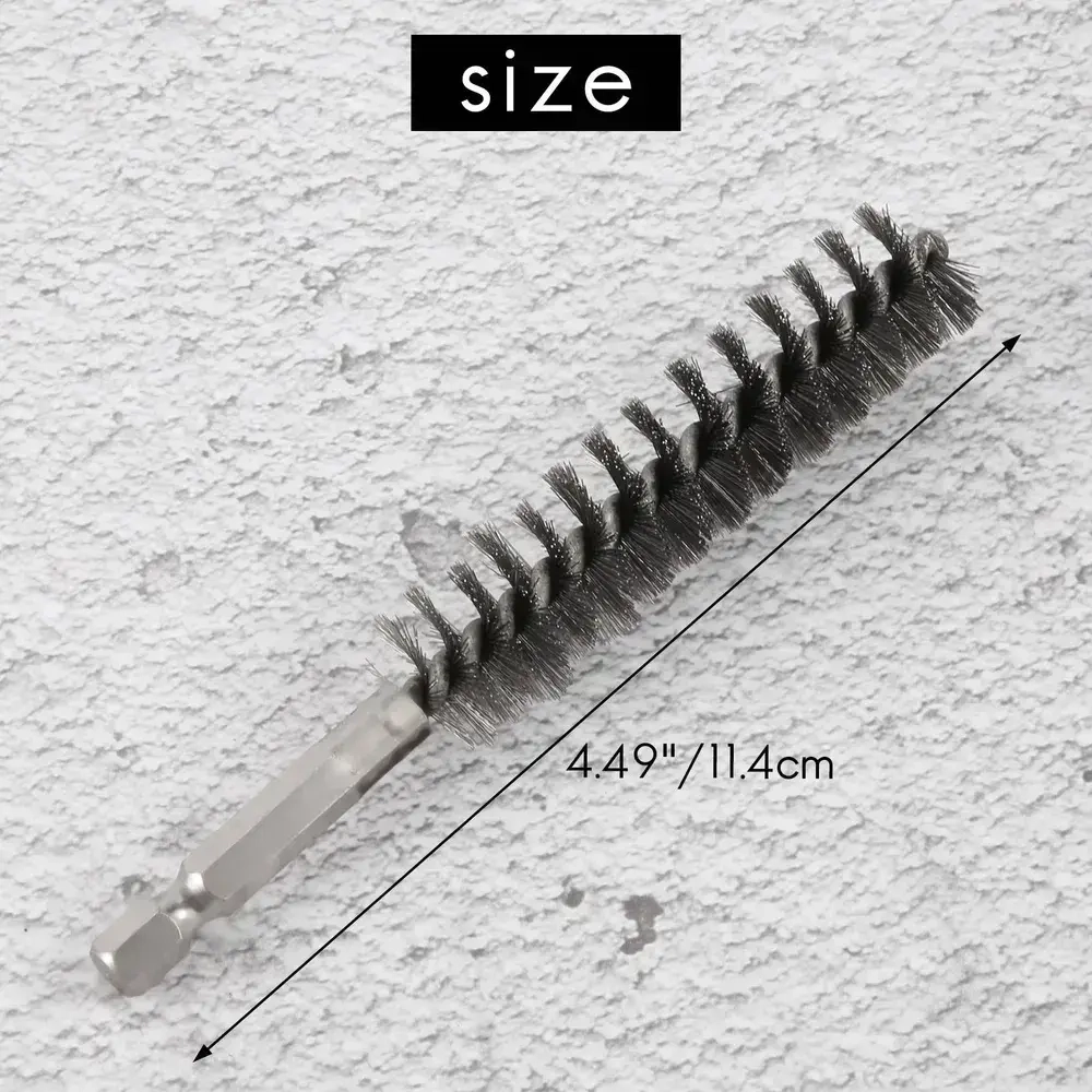 Щетка (ерш) для чистки труб, 1/4 дюйма 1 комплект из 8 штук