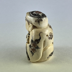 Статуэтка нэцкэ Эбису с карпом