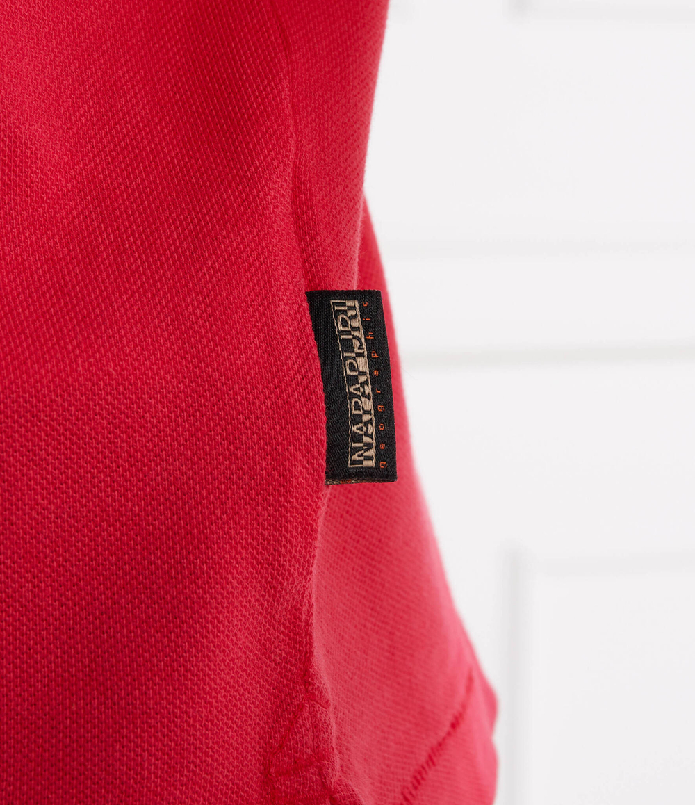 Поло ELBAS Napapijri - малиновый(NP0A4GDL)