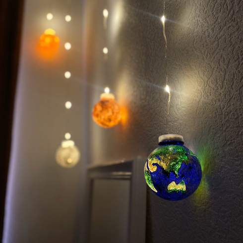 Гирлянда от сети - Солнечная система