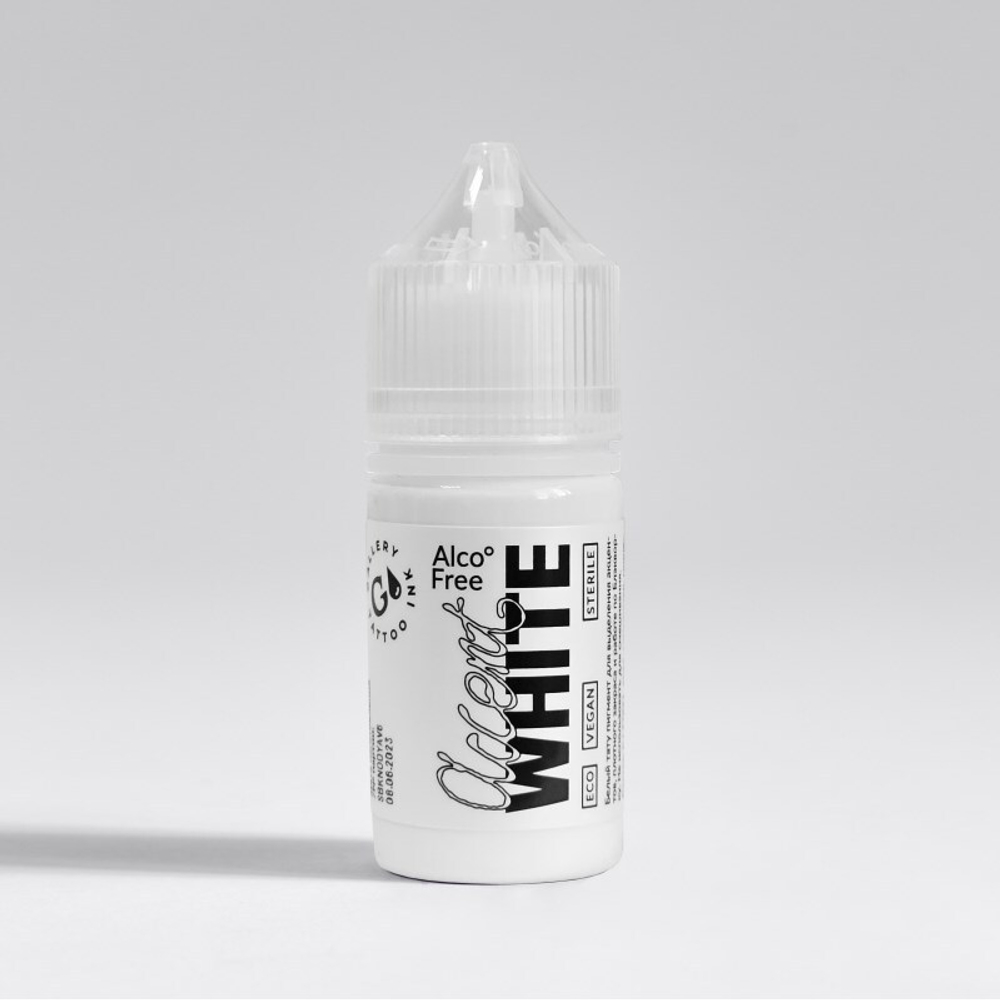 GALLERY TATTOO INK. Белый пигмент Accent White