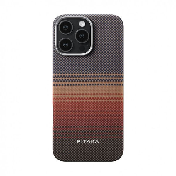 Чехол Pitaka Tactile Woven для iPhone 16 Pro, Закат | Sunset