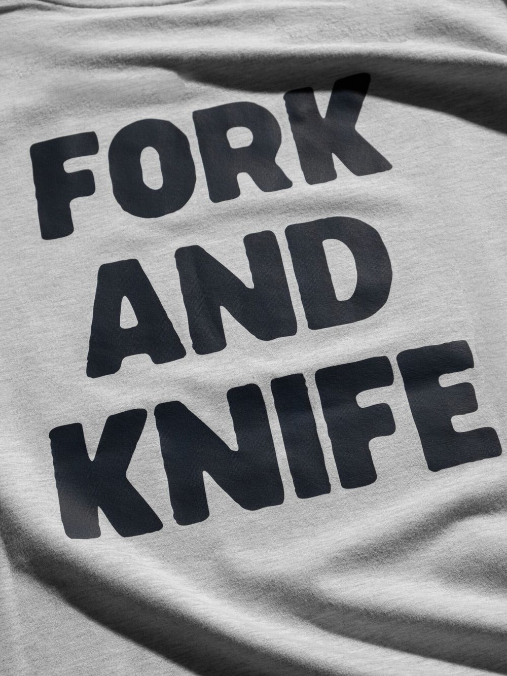 Футболка Hardlunch оверсайз F&K меланж серая