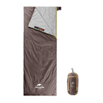 Спальный мешок Naturehike NH21MSD09 мини LW180, размер M, зеленый, молния слева, 6927595777930L