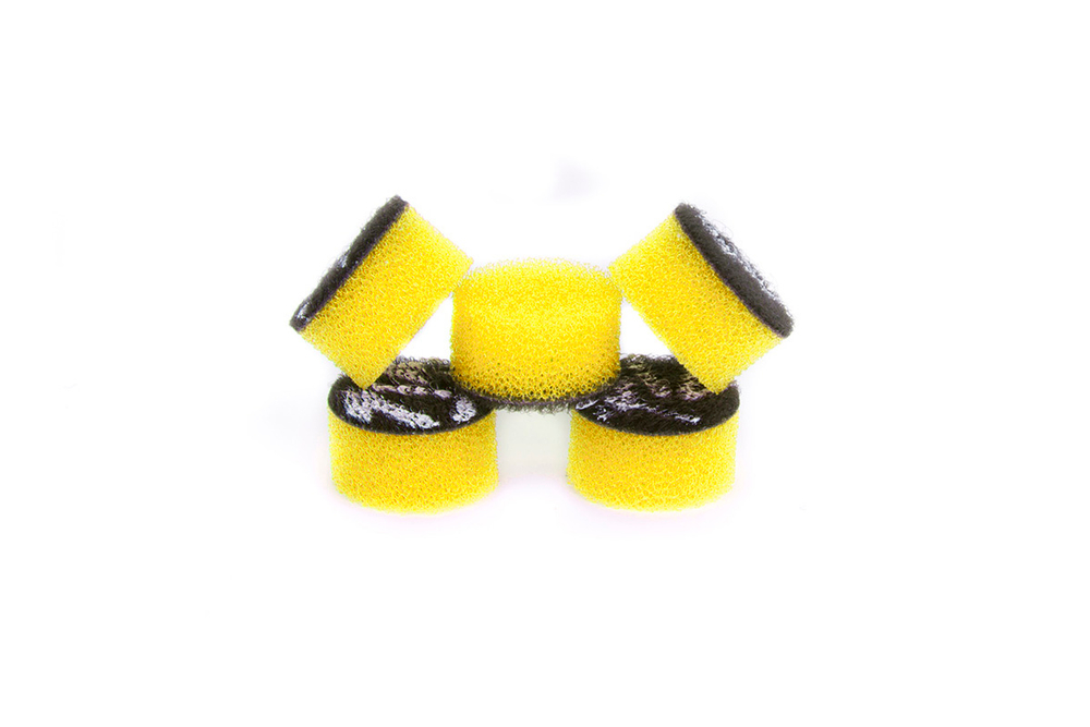 ZV-MINI159FC 15/9/15-ZviZZer MINI (набор 5шт) ЖЕЛТЫЙ мягкий круг для гибкого вала