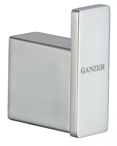 88151 Одинарный настенный крючок (ХРОМ) GANZER  (20/1шт)