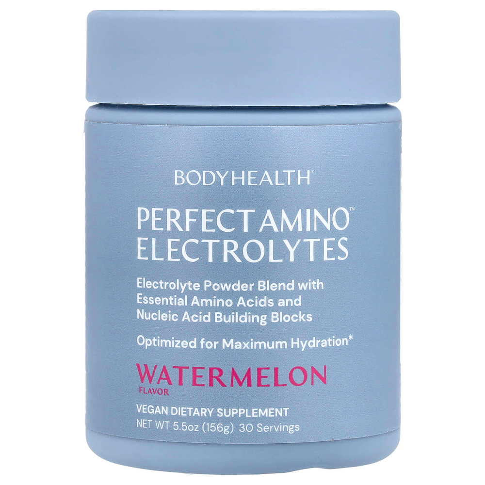 BodyHealth, Perfect Amino ™, электролиты, арбуз, 156 г (5,5 унции)