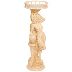 Подставка декоративная Девушка с кувшином №340/2 Айвори