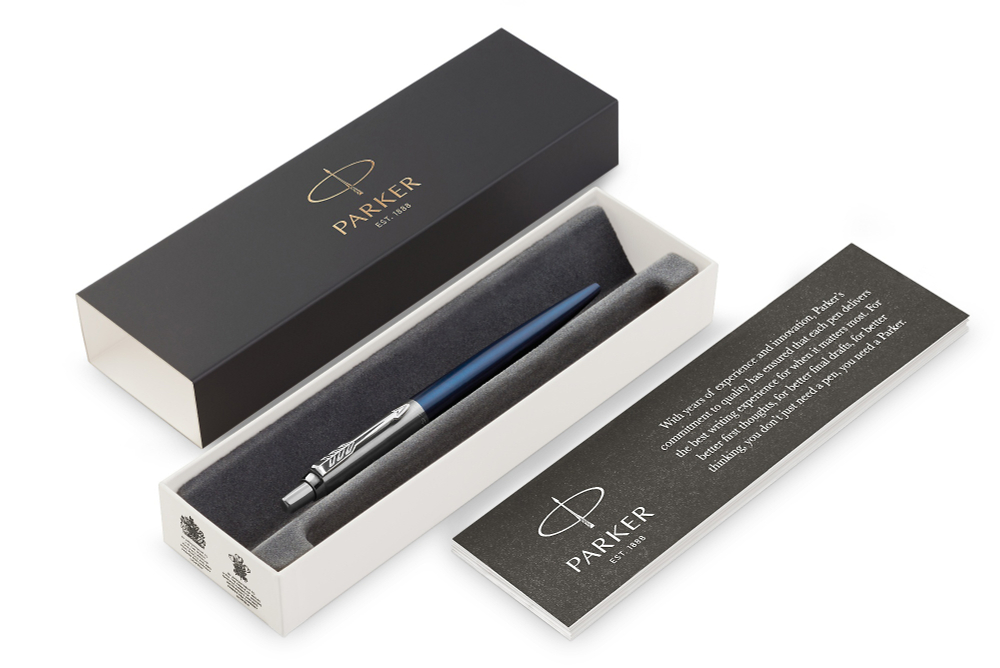 Шариковая ручка Parker Jotter K60, цвет: Blue, стержень: Mblue (без гравировки)