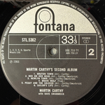 Martin Carthy ‎– Martin Carthy's Second Album (Англия 1966г.)Т