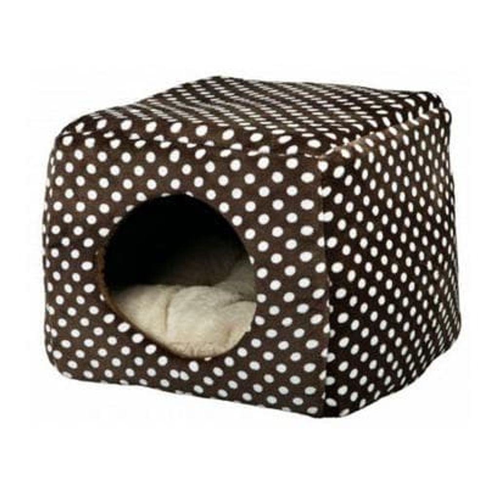 Лежак-пещера "Mina", 40 × 32 × 40 cm, коричневый / бежевый   Trixie