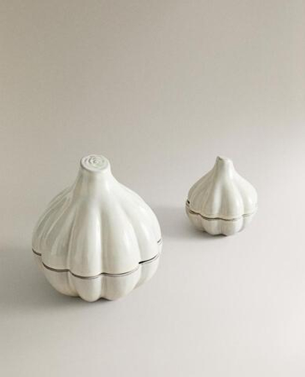 ZARA HOME БАНКА ДЛЯ ХРАНЕНИЯ «ЧЕСНОК», КРЕМОВЫЙ