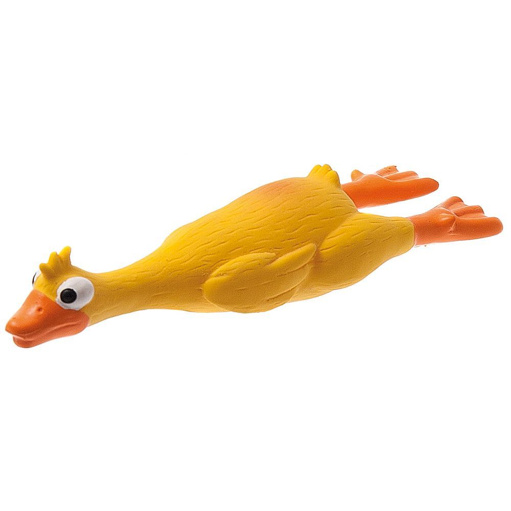 Игрушка для собак из латекса ZooOne "Утка малая" 14 см