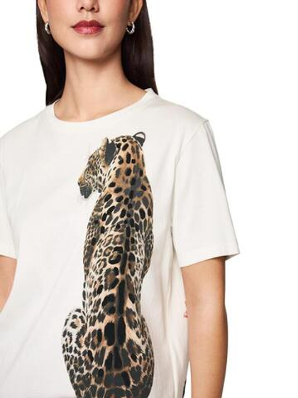 Marc Cain Футболка с анималистичным принтом