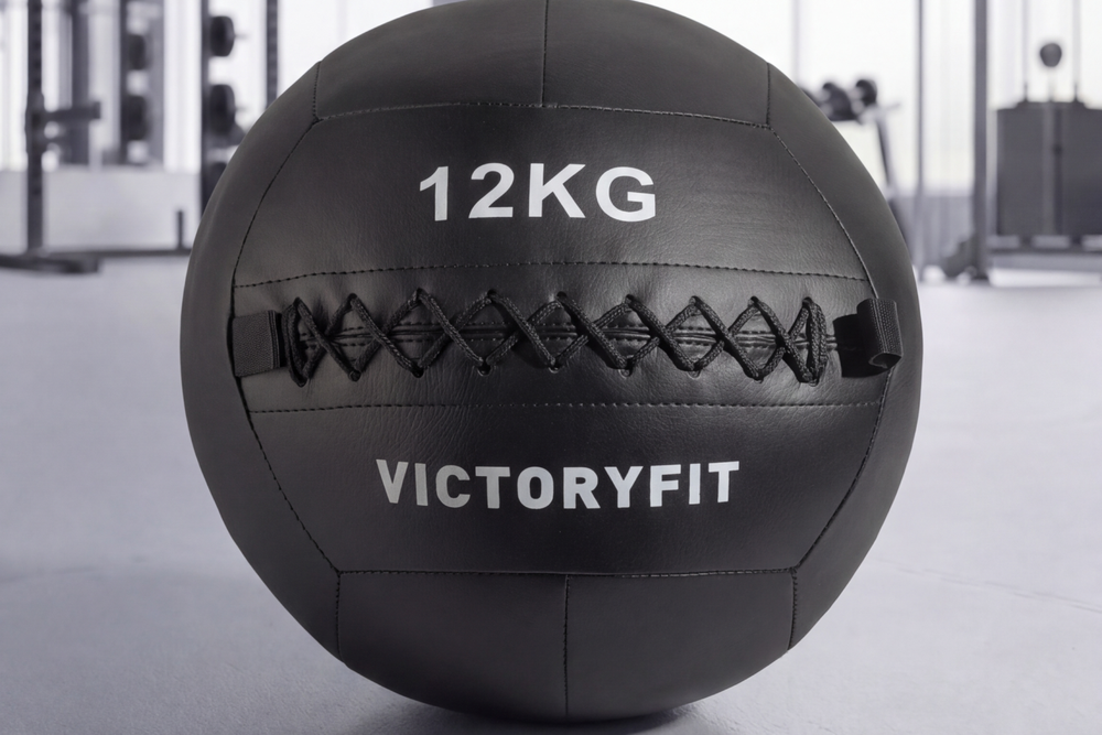 Мяч тренировочный (Wall Ball) 12 кг VictoryFit VF-WBA120