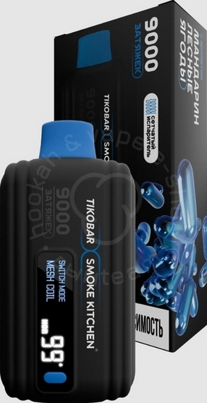 Одноразовая ЭСДН «Tikobar x Smoke Kitchen SOLO X 9000» с ароматом Мандарин Лесные ягоды