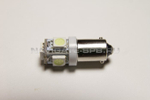 Светодиодная лампа BA9S-SMD5050-5 WHITE, 1шт
